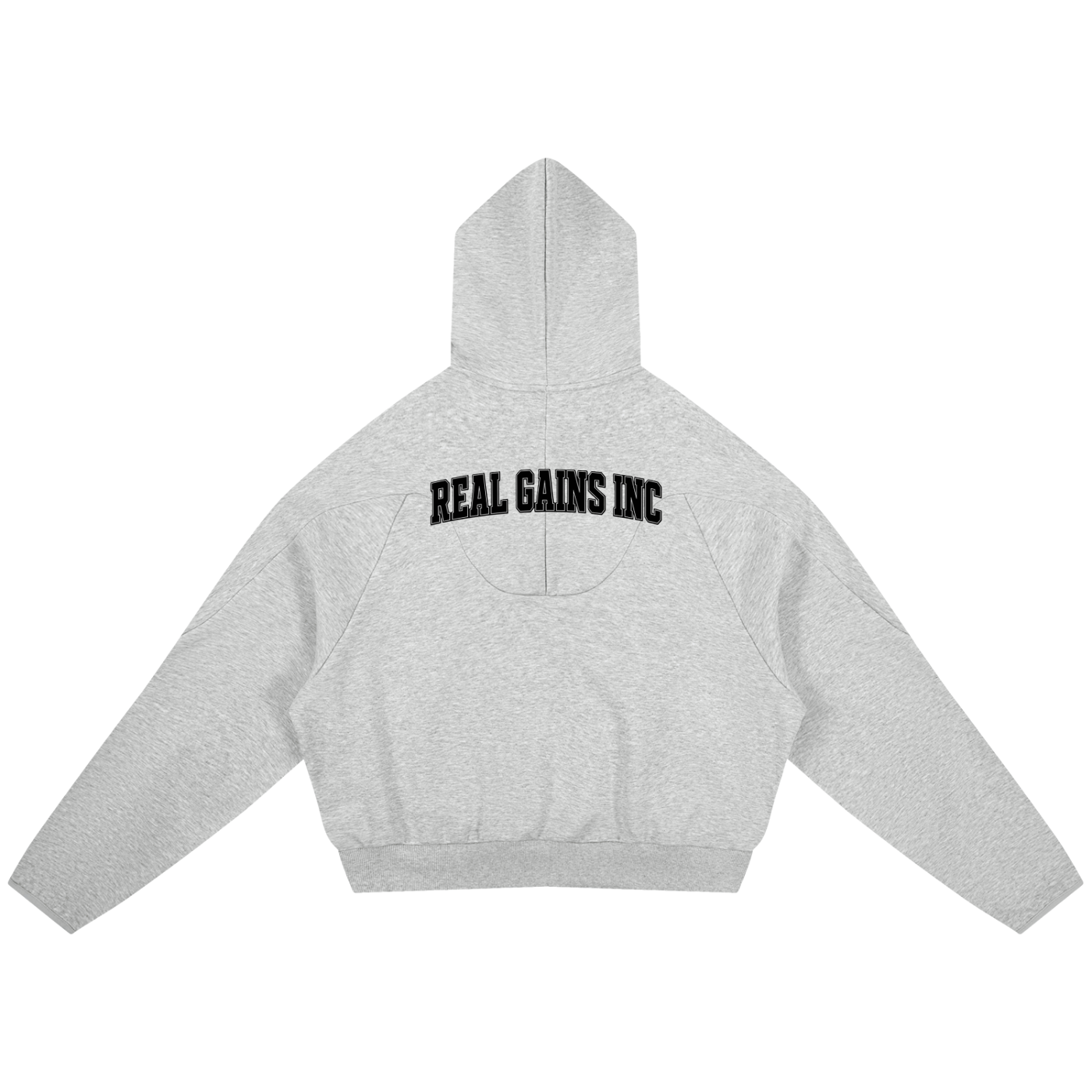 Curved Panel Raglan Hoodie