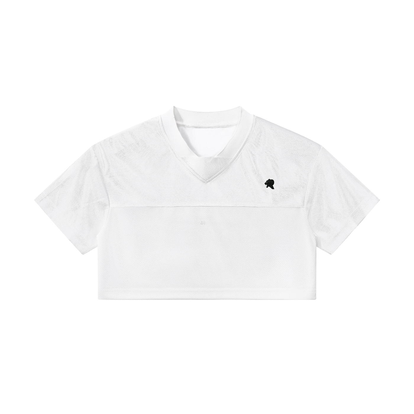 Women’s Cropped Paneled V-Neck Jersey