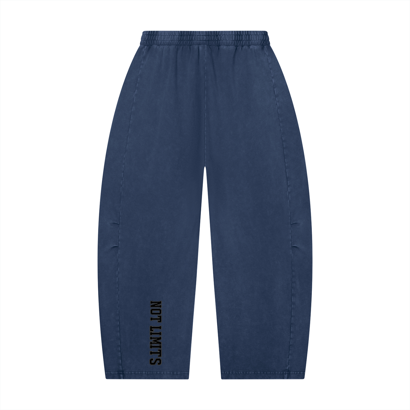 Unisex Mineral Wash Barrel Leg Pants