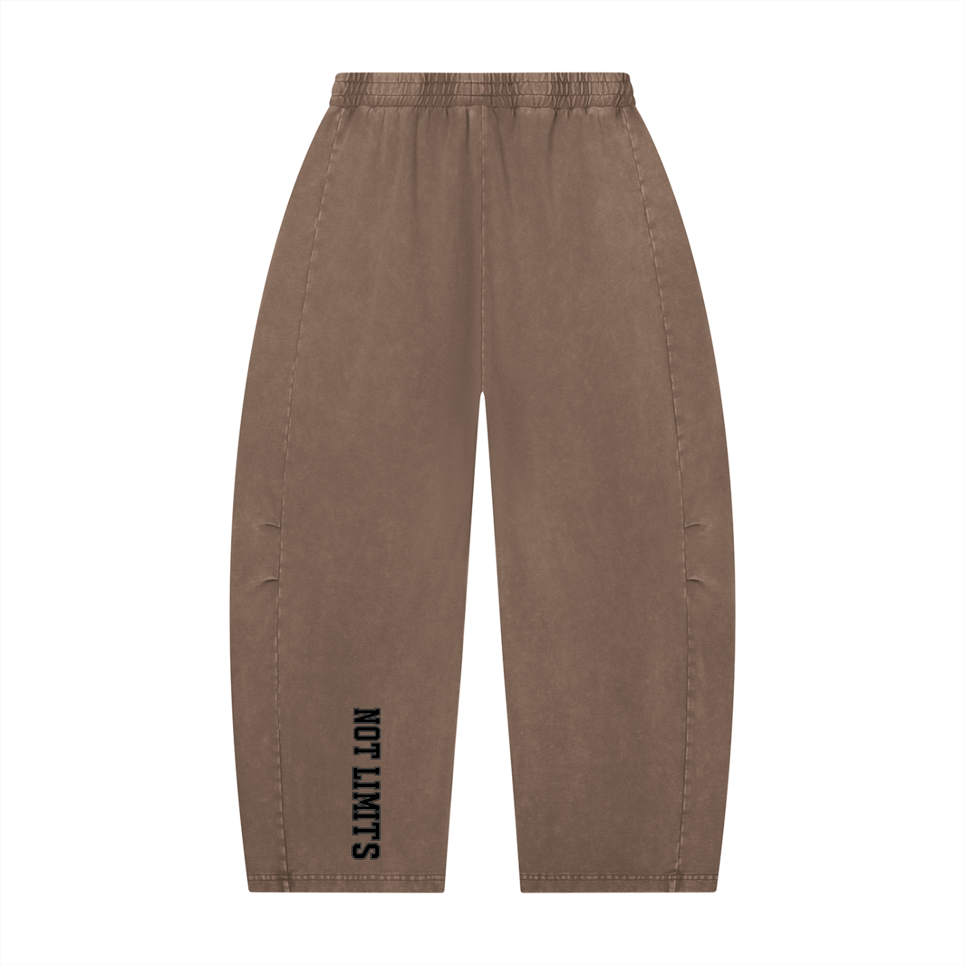 Unisex Mineral Wash Barrel Leg Pants