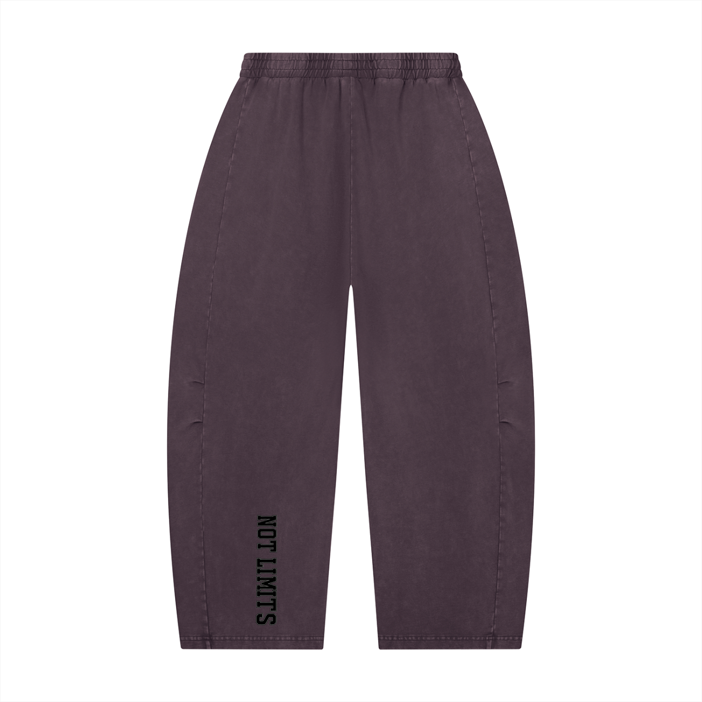 Unisex Mineral Wash Barrel Leg Pants