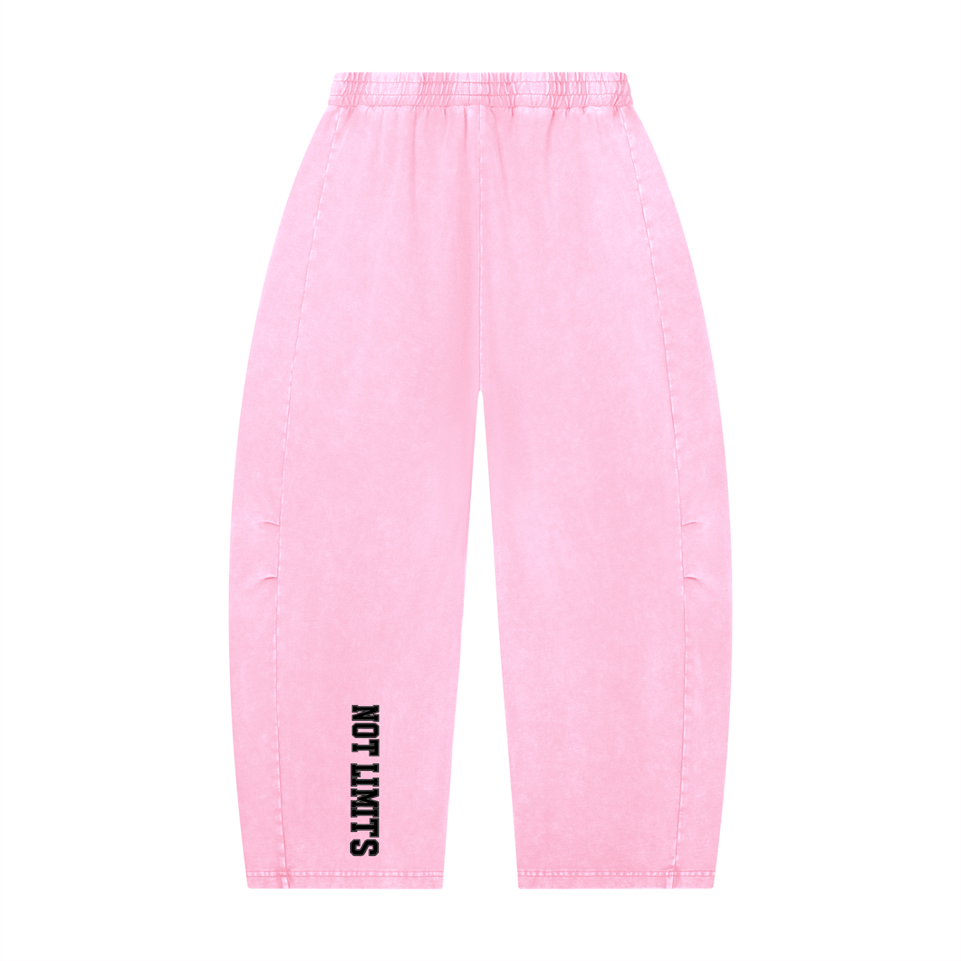 Unisex Mineral Wash Barrel Leg Pants