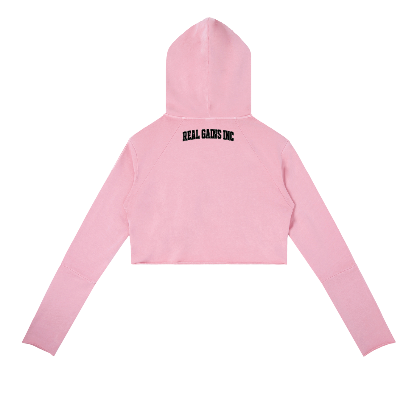 Vintage Washed Raw Edge Hoodie