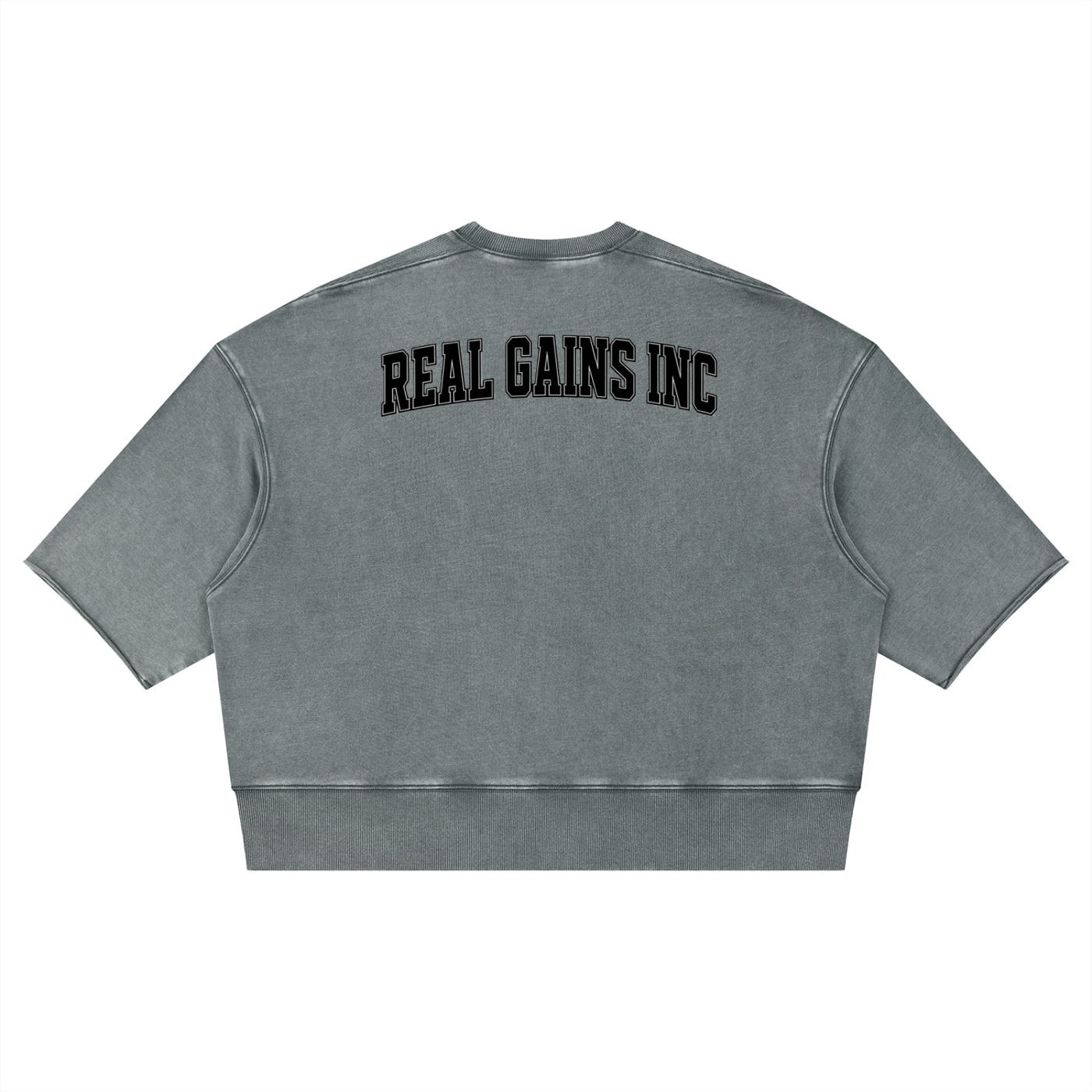 Unisex Mineral Wash Boxy Raw Edge T-Shirt